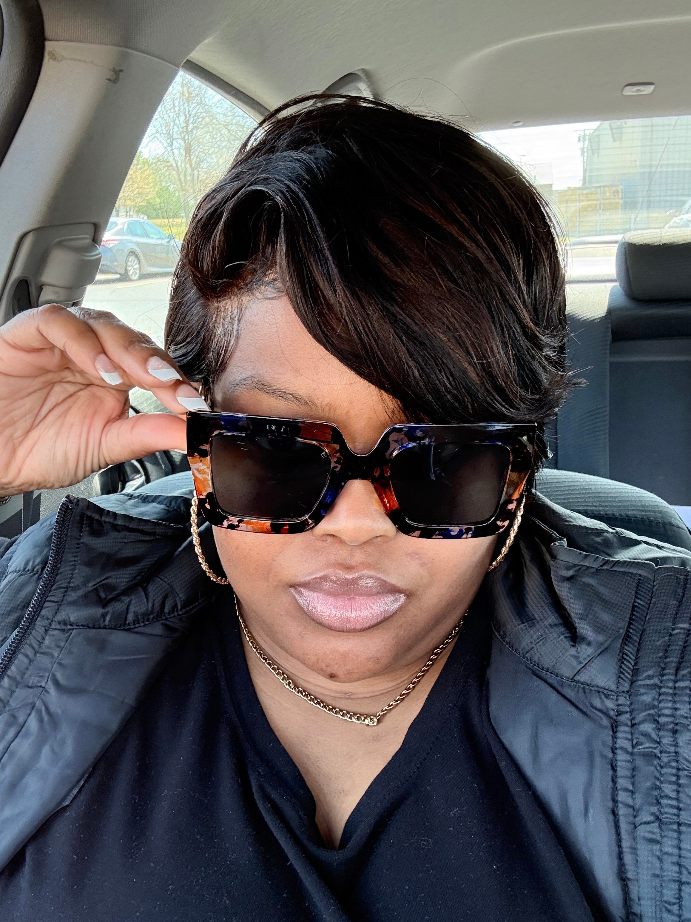 Blue and gold signature shades